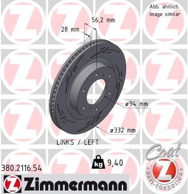 Brake Disc 380.2116.54