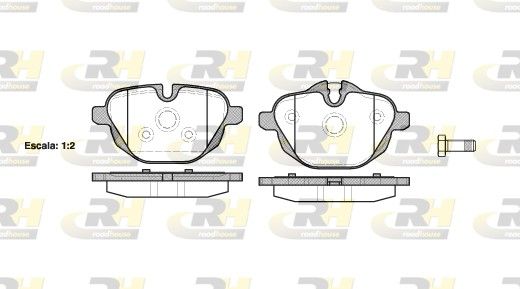 Bremsbelagsatz, Scheibenbremse