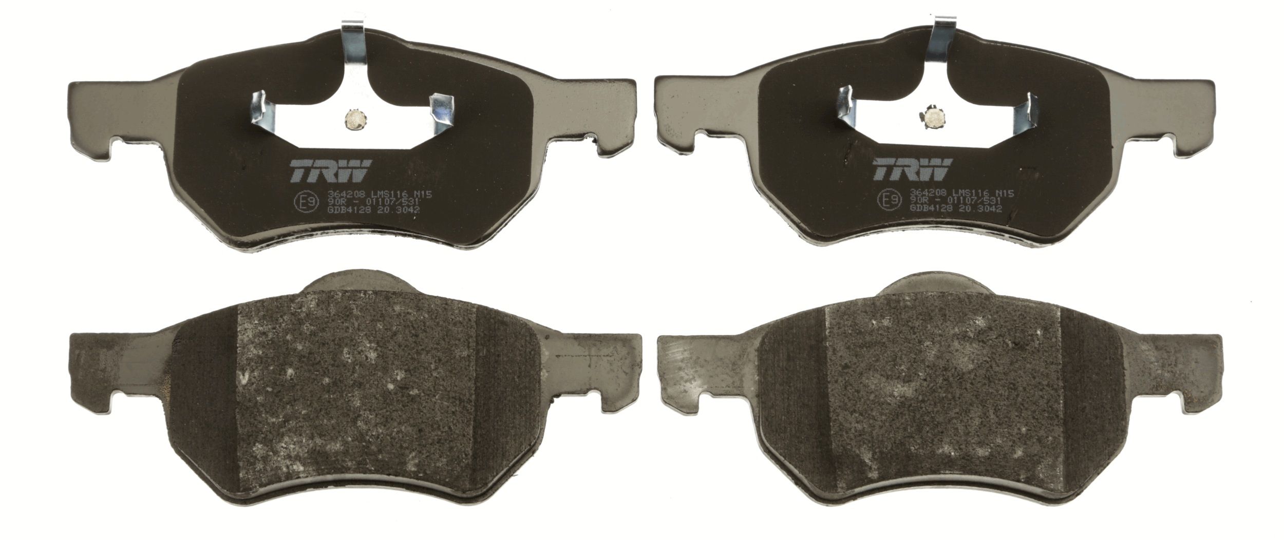 TRW DISC BRAKE PADS - TecDoc 2