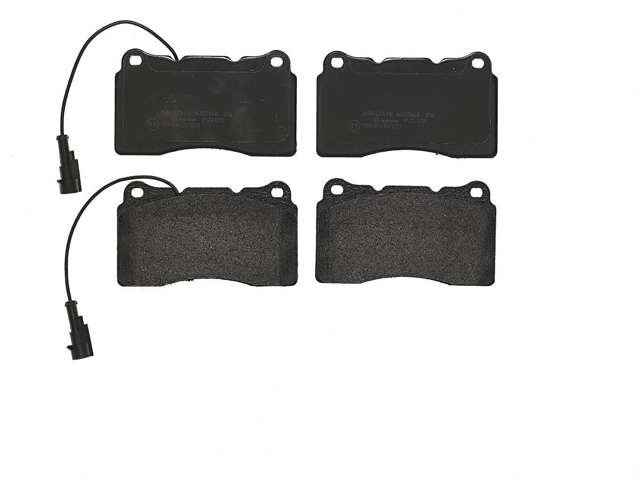 BREMBO P 23 078 - Bremsbelagsatz, Scheibenbremse PRIME LINE