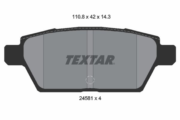 Brake Pad Set, disc brake 2458102