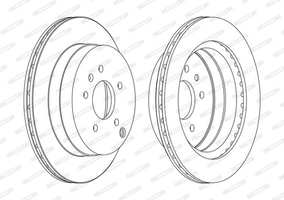 Brake Disc DDF1660C