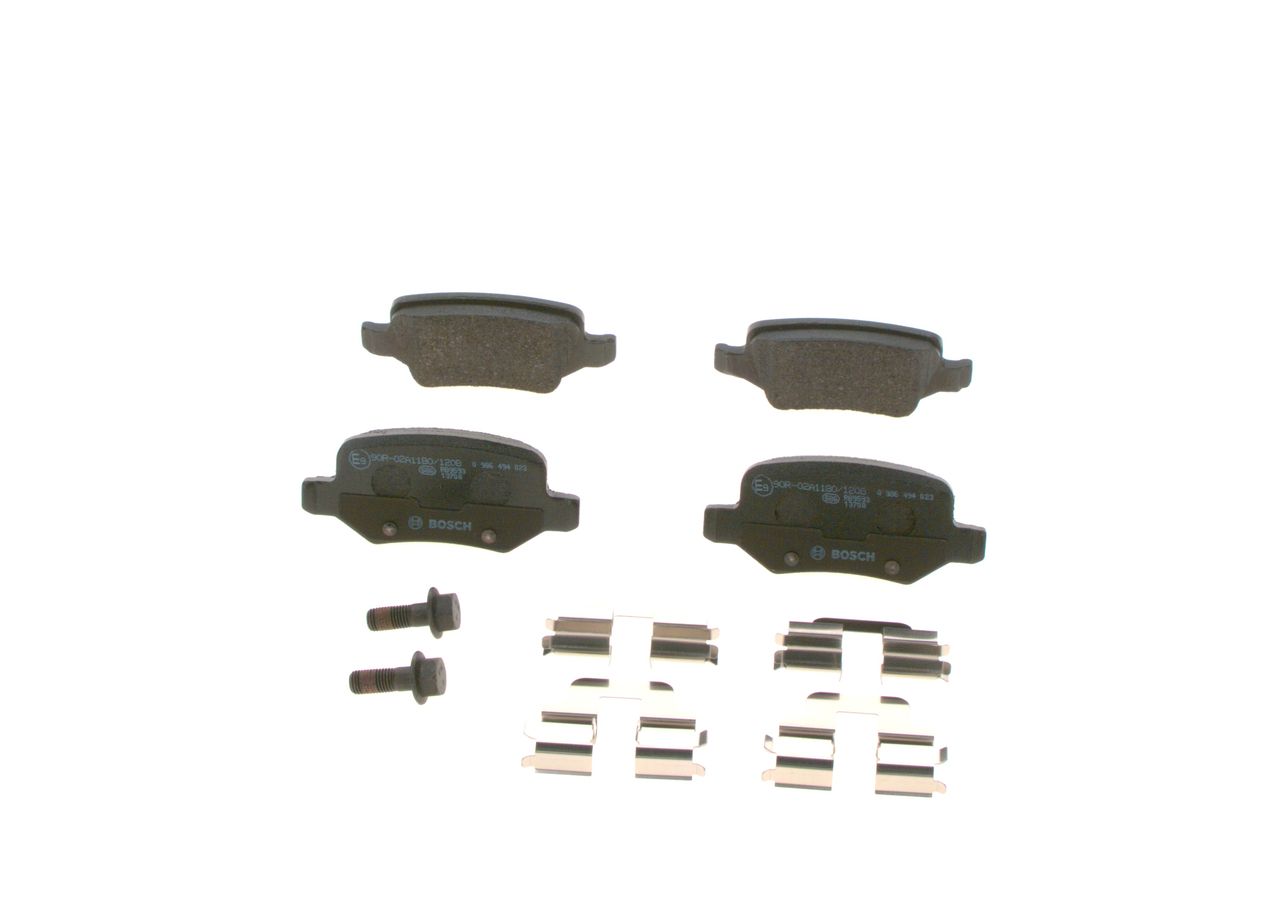 Brake Pad Set, disc brake 0 986 494 023