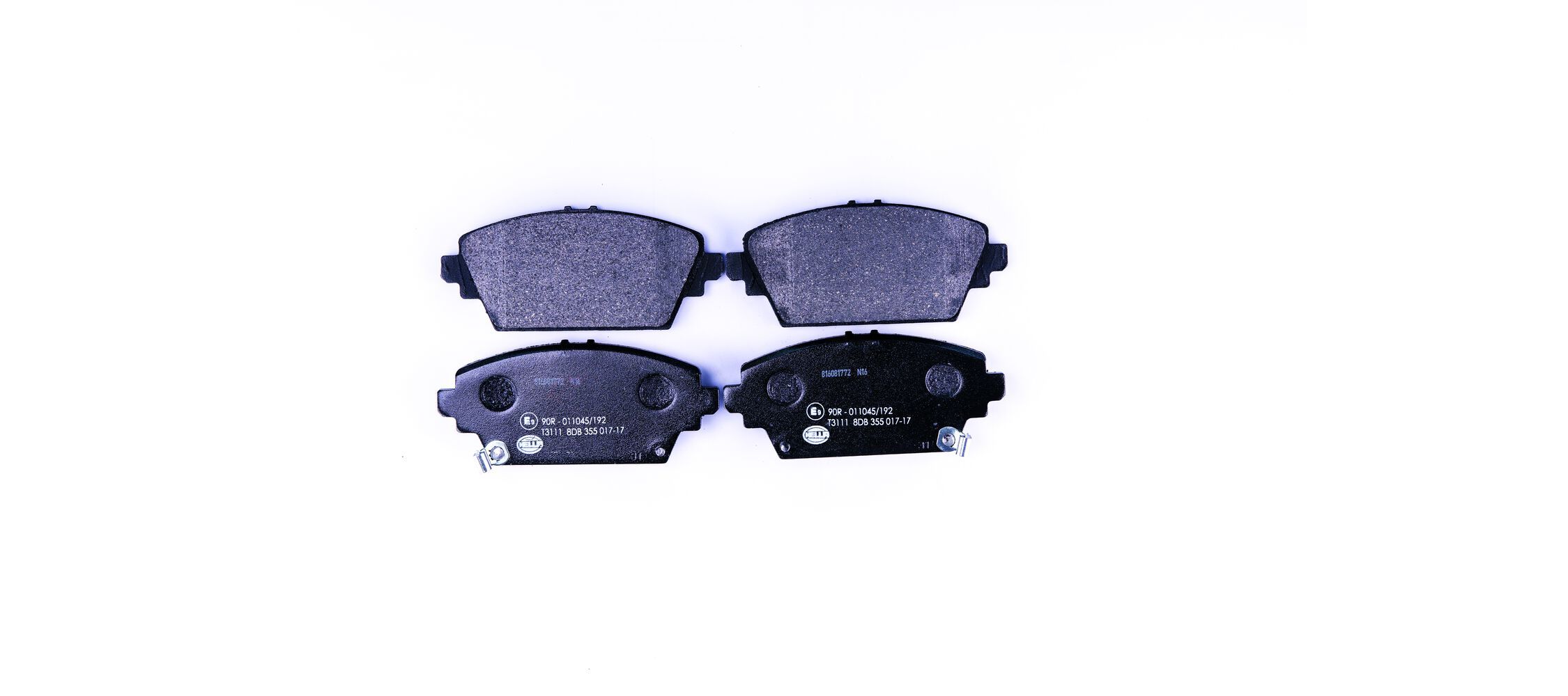 HELLA 8DB 355 017-171 - Bremsbelagsatz, Scheibenbremse