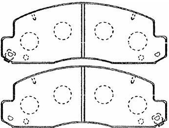 Juego de balatas de freno
