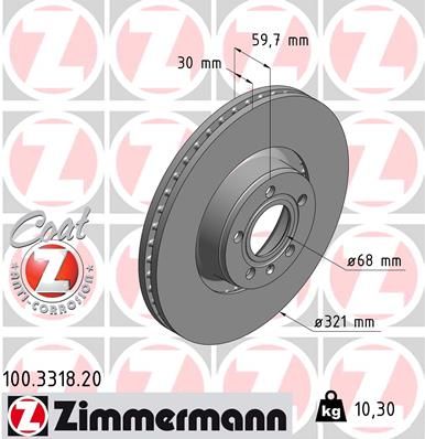 Brake Disc 100.3318.20