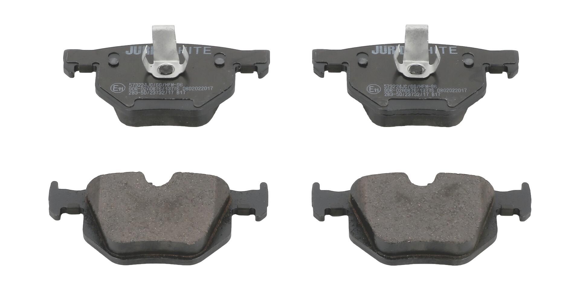 Bremsbelagsatz, Scheibenbremse