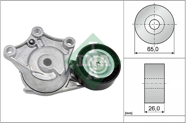 Belt Tensioner, V-ribbed belt 534 0428 10