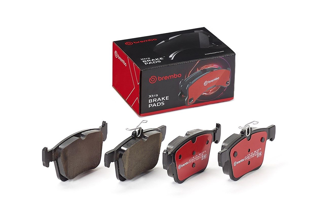 BREMBO P 85 125X - Bremsbelagsatz, Scheibenbremse XTRA LINE