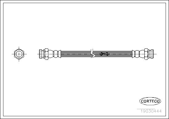 FLEXIBLE DE FREIN NISSAN CHERRY  0705