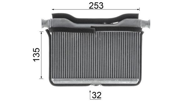 Wärmetauscher, Innenraumheizung Wärmetauscher, Innenraumheizung