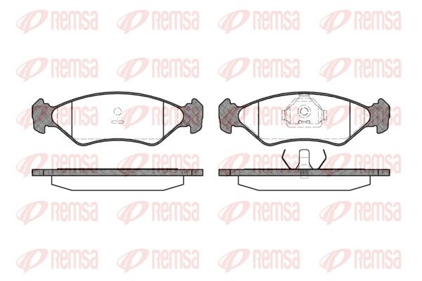 Brake Pad Set, disc brake 0285.10