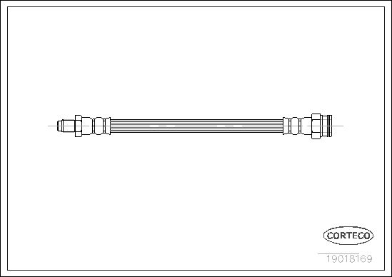 FLEXIBLE DE FREIN RENAULT  0705