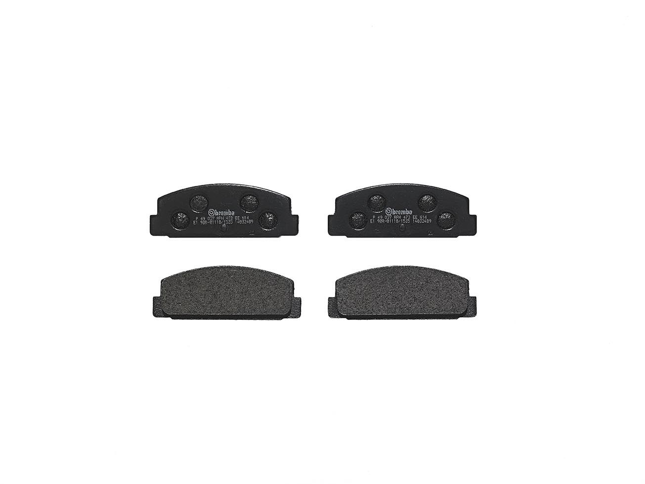 BREMBO P 49 037 - Bremsbelagsatz, Scheibenbremse PRIME LINE