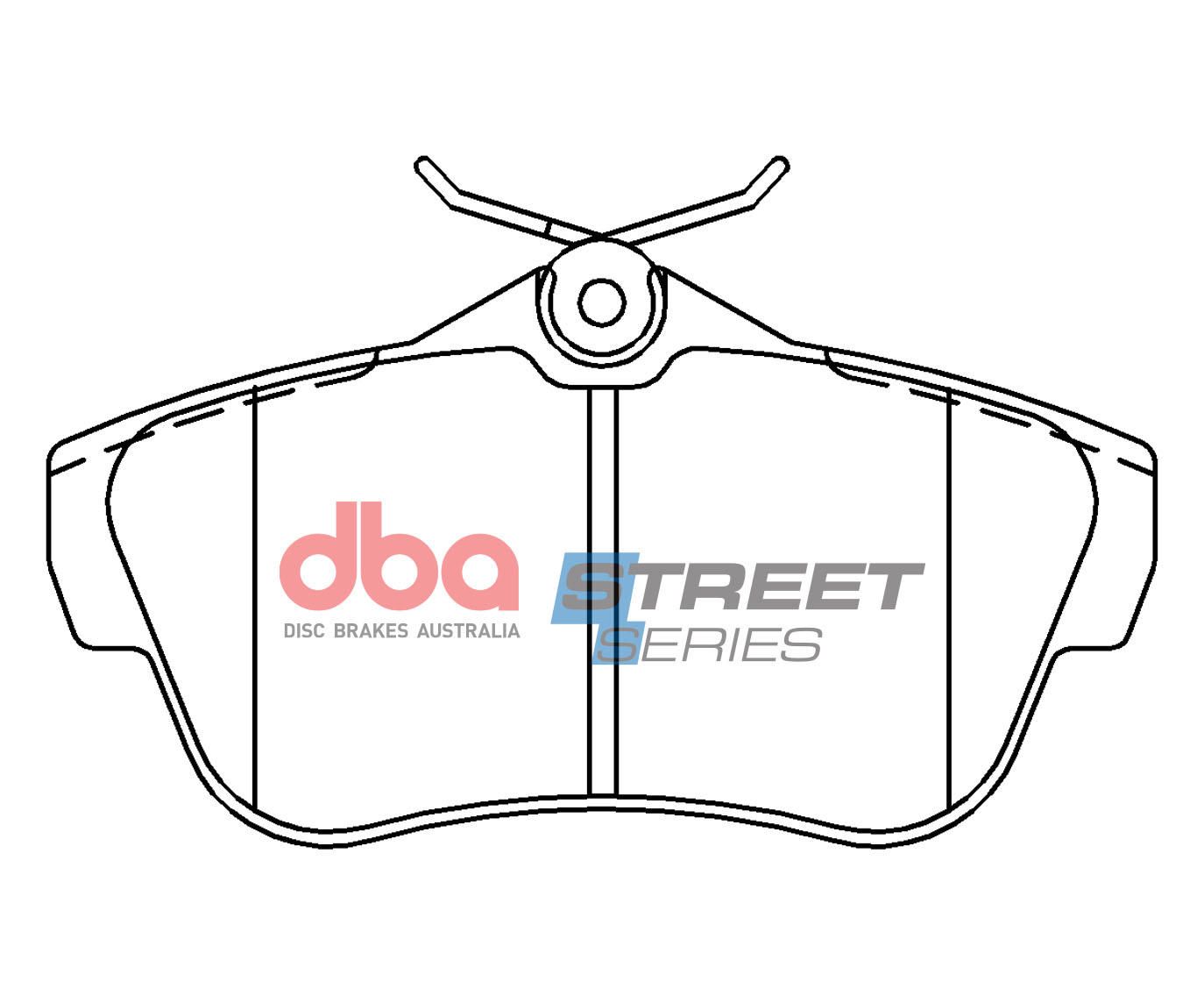 DBA SS STREET SERIES BRAKE PADS [ PEUGEOT EXPERT 2008 -> R ] - TecDoc Only
