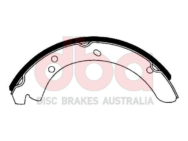 Street Series Brake Shoes [Mazda E2000 320mm] - TecDoc Only