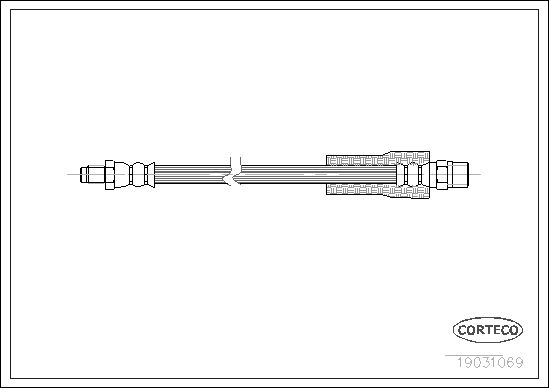 FLEXIBLE DE FREIN AUDI A8  0705