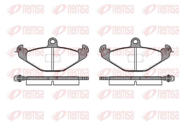 Premium Rear Brake Pad Set Premium Rear Brake Pad Set