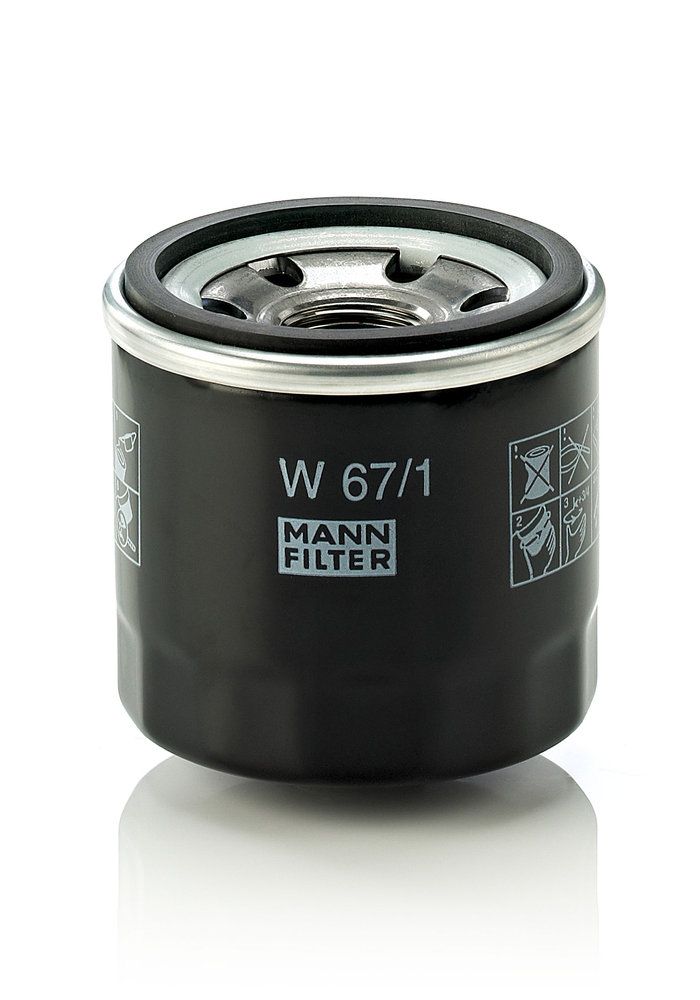 MANN-FILTER W 67/1 - &Ouml;lfilter