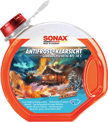 Frostschutz, Scheibenwaschanlage
