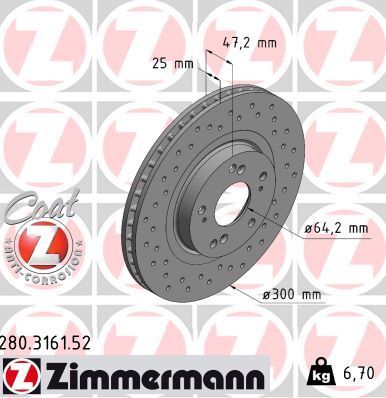 Brake Disc 280.3161.52