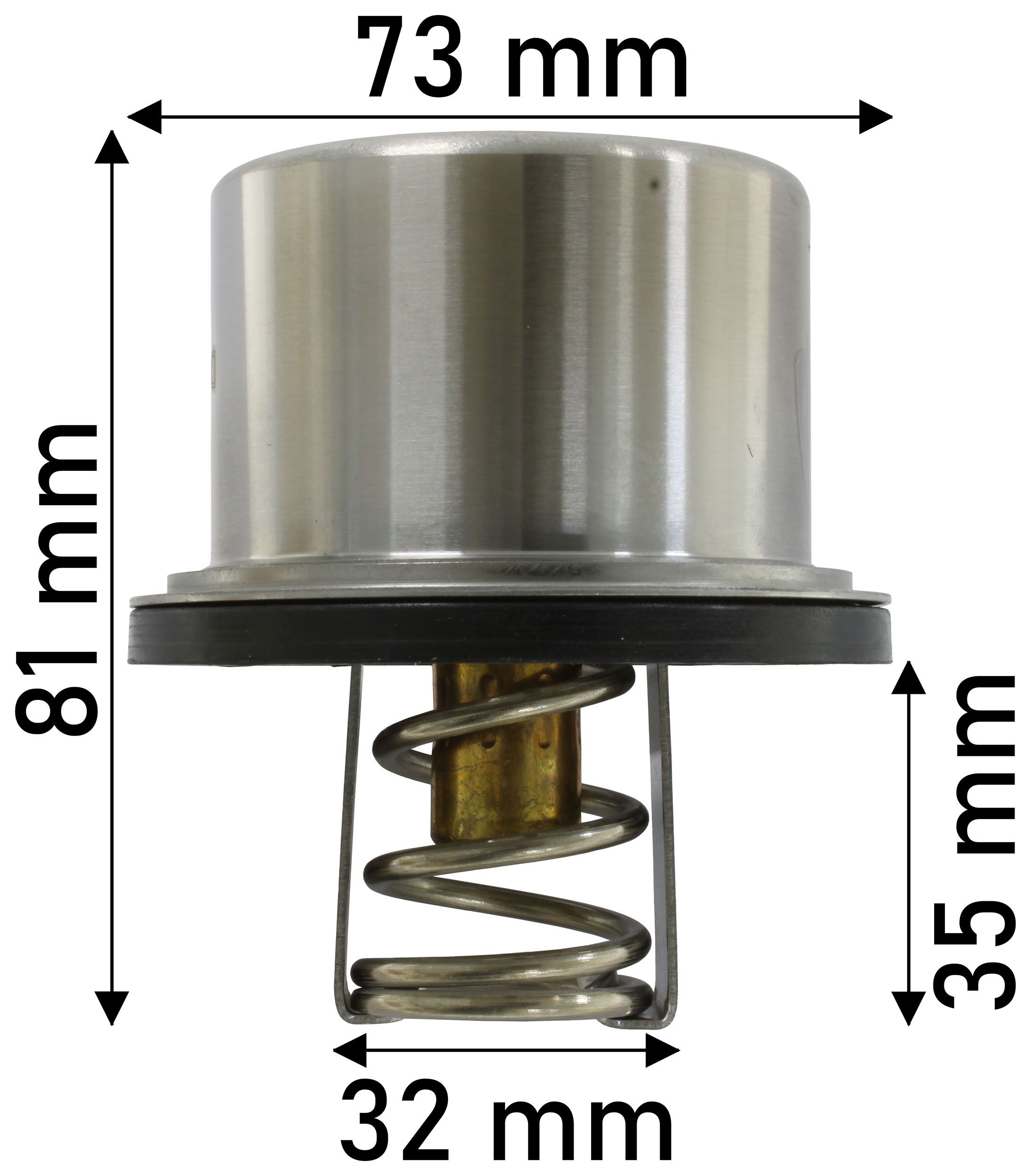 THERMOSTAT 72MM DIA 88C FREIGHTLINER - TecDoc 1