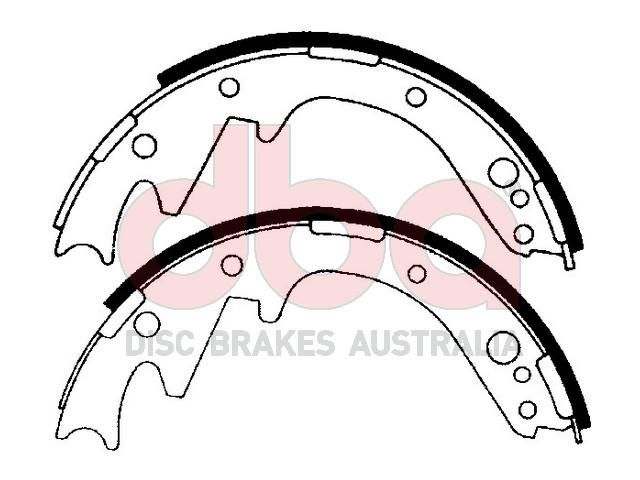 Street Series Brake Shoes [Toyota Corona 228.6mm] - TecDoc Only