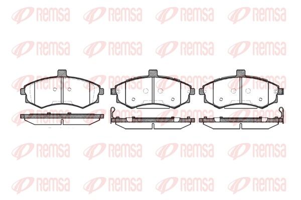 Brake Pad Set, disc brake 0893.02