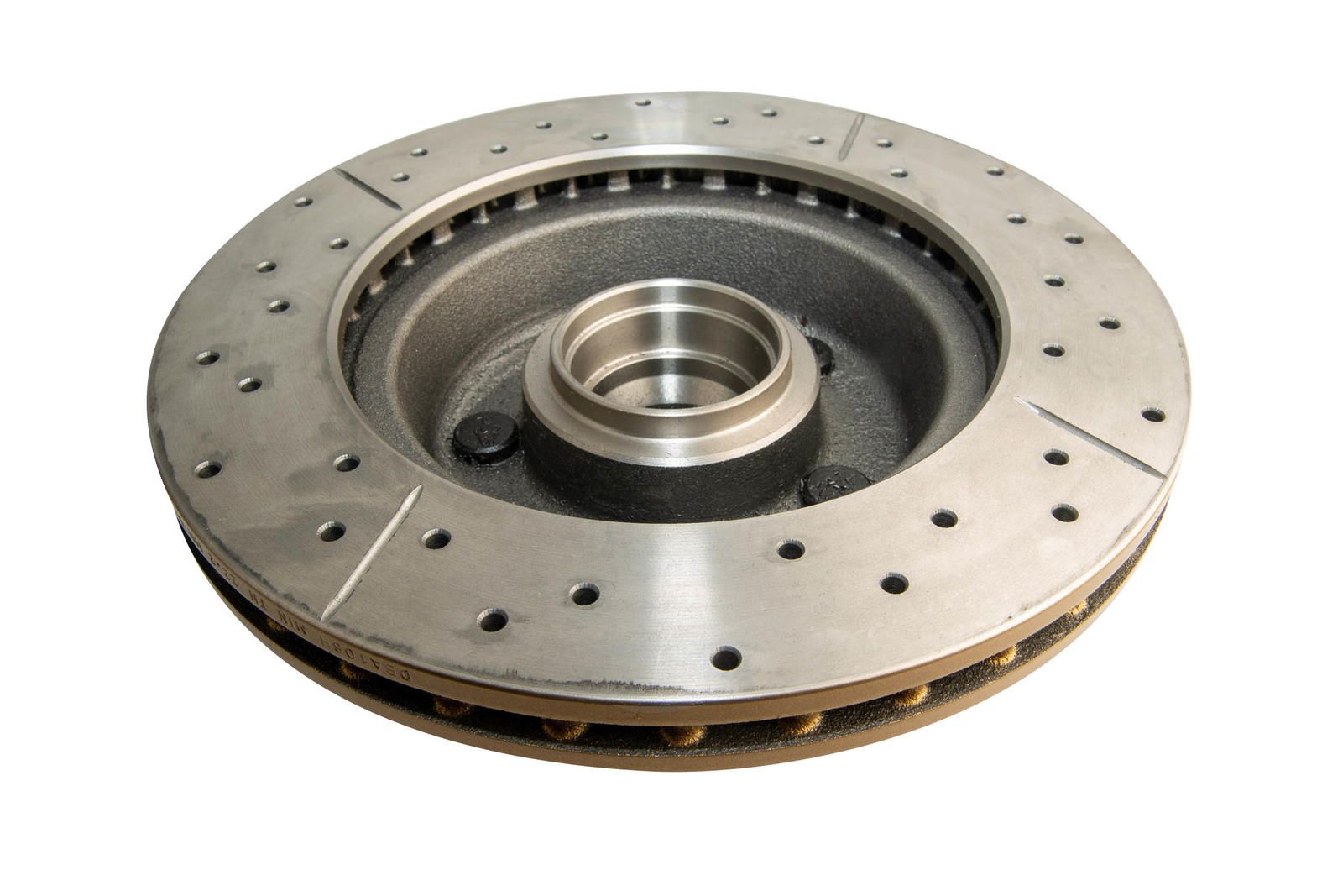 Street Gold Cross-drill/slotted KP [ Ford 69-75 XW-XB F ] HUB TYPE - TecDoc 2