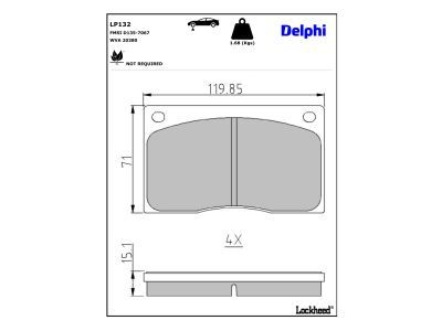 Bremsbelagsatz, Scheibenbremse