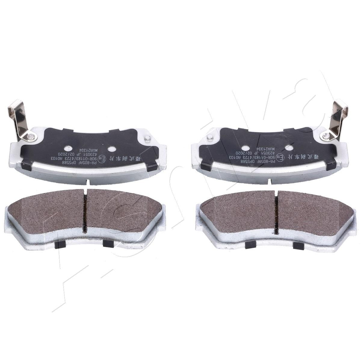 ASHIKA 50-08-805 - Bremsbelagsatz, Scheibenbremse