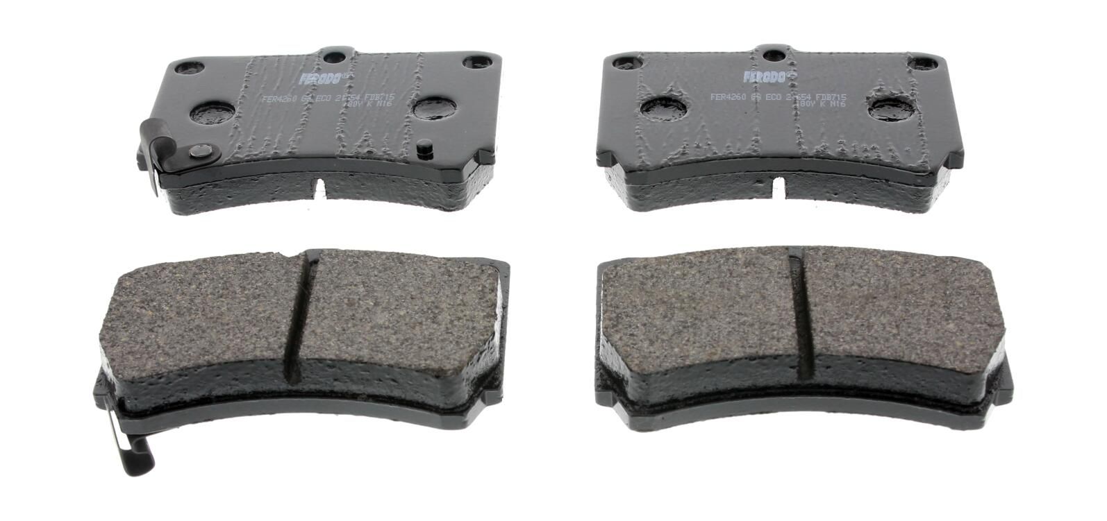 FERODO FDB715 - Bremsbelagsatz, Scheibenbremse PREMIER ECO FRICTION