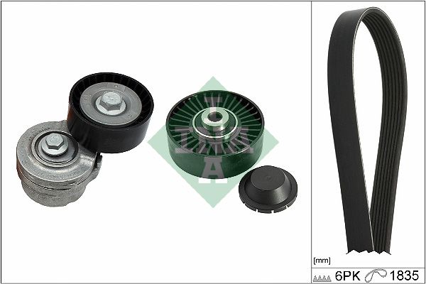 Schaeffler INA 529 0498 10 V-Ribbed Belt Set