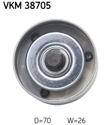Umlenk-/F&uuml;hrungsrolle, Keilrippenriemen