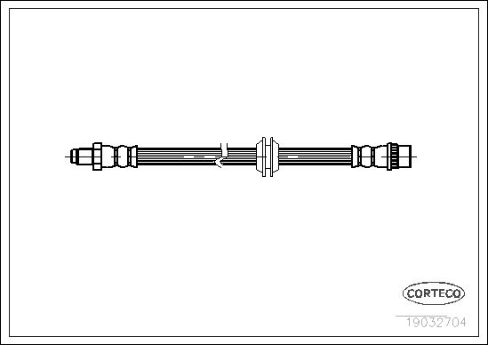 FLEXIBLE DE FREIN MG MG ZT-ROVER  0705