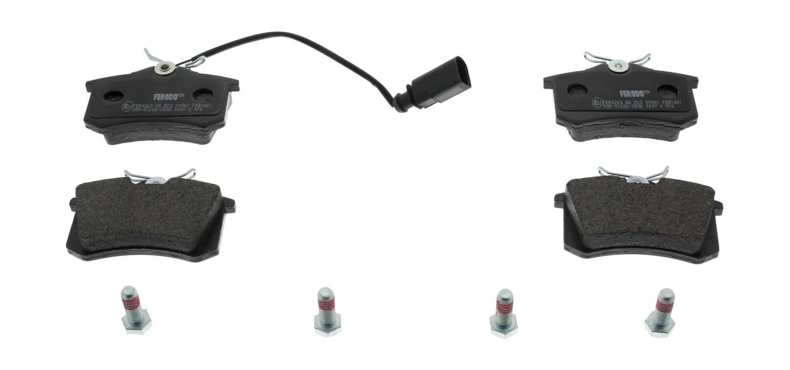 FERODO FDB1481 - Bremsbelagsatz, Scheibenbremse PREMIER ECO FRICTION