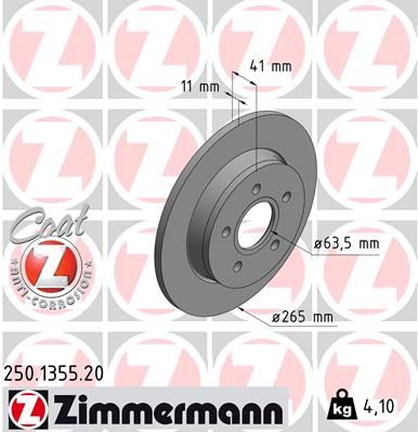 Brake Disc 250.1355.20