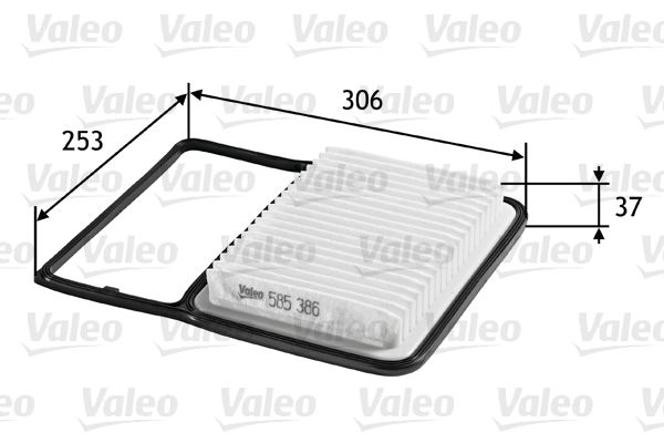 VALEO 585386 - Luftfilter
