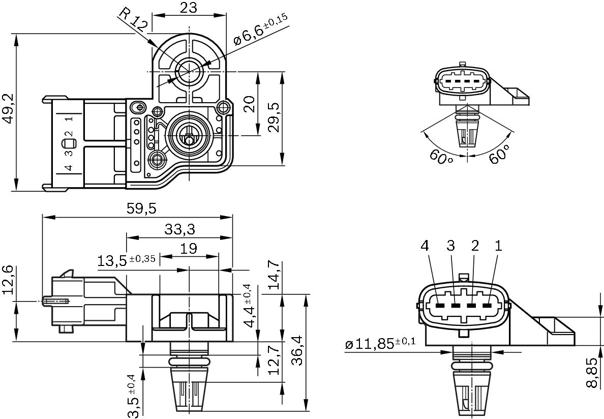 Sensor, Ansauglufttemperatur