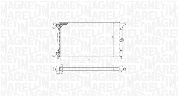 MAGNETI MARELLI 350213190100 - K&uuml;hler, Motork&uuml;hlung