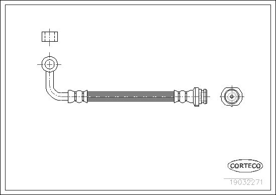 FLEXIBLE DE FREIN NISSAN PRIMERA  0705