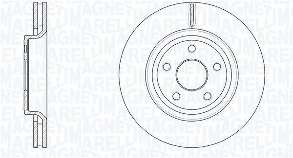 361302040839 MAGNETI MARELLI féktárcsa