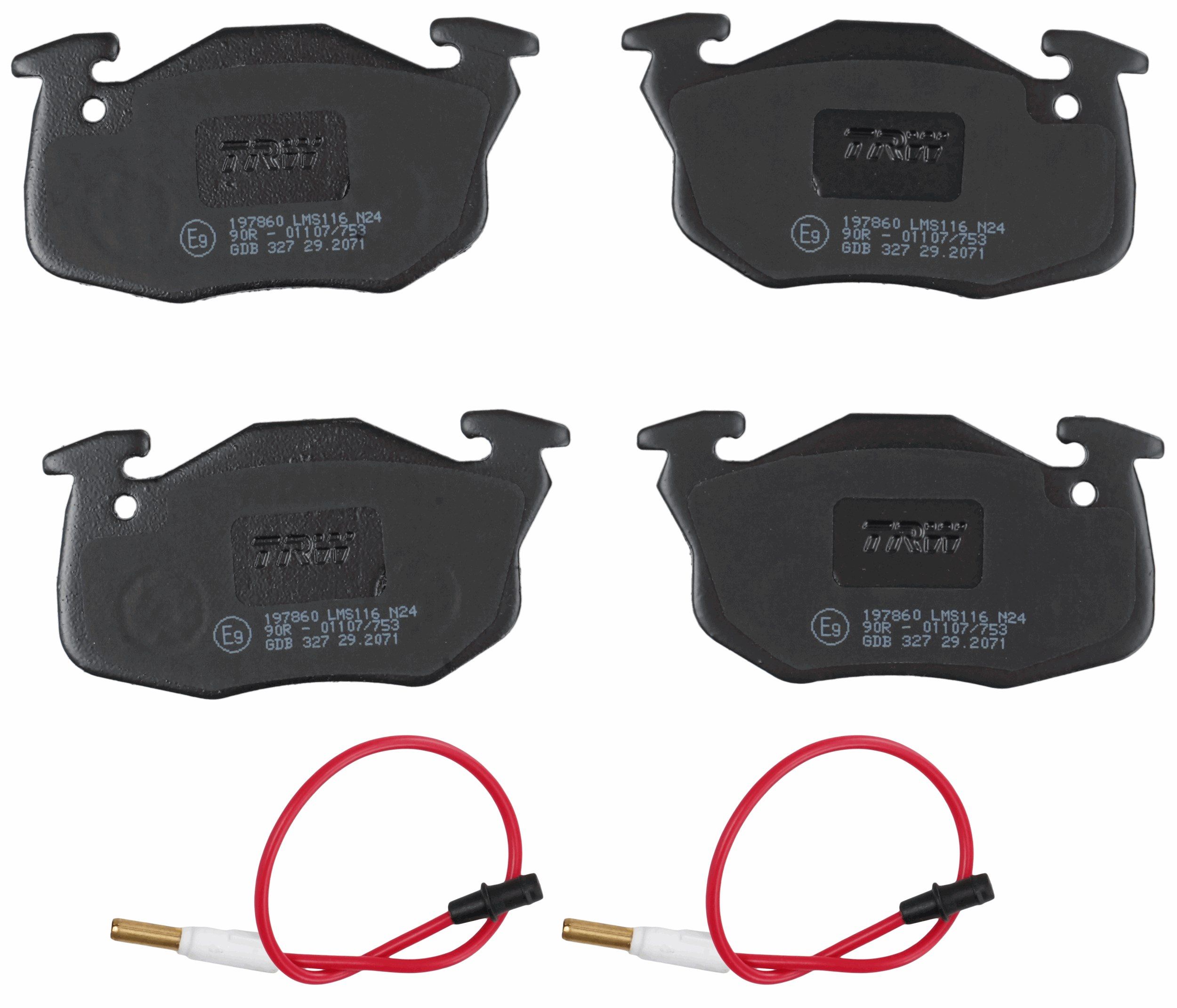 TRW DISC BRAKE PADS - TecDoc 2