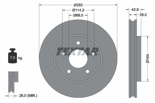 Brake Disc 92280103