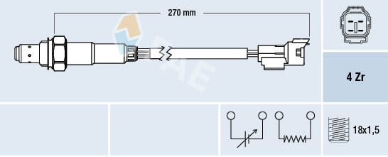 Lambda Sensor 77296