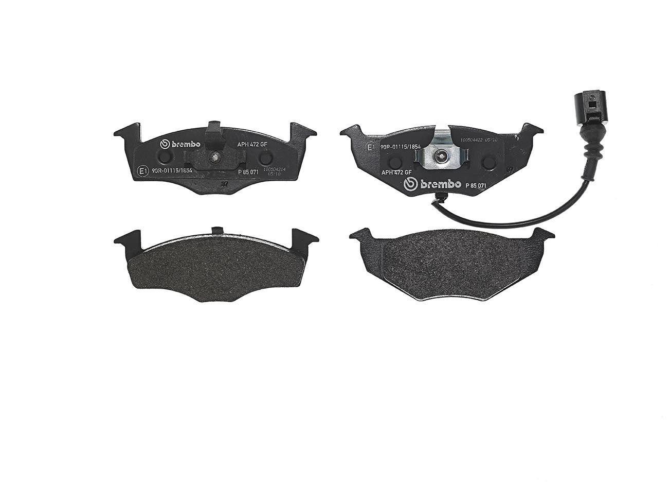 Brembo P 85 071 Bremsbelagsatz, Scheibenbremse