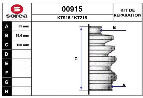 KIT D'ETANCHEITE 00915  .