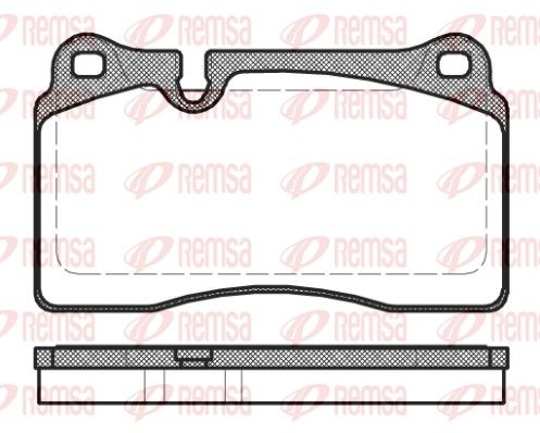 Brake Pad Set, disc brake 1200.30