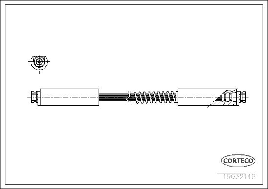 FLEXIBLE DE FREIN LANDROVER  0705