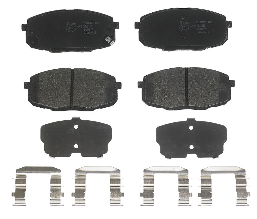 Brembo P 30 077 Bremsbelagsatz, Scheibenbremse